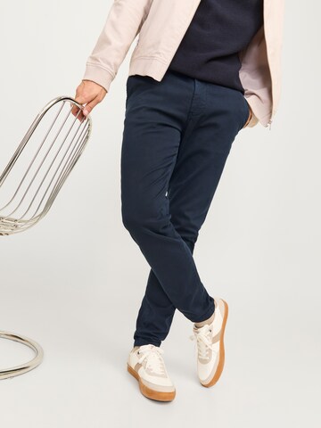 JACK & JONES Slimfit Hose 'JPSTMarco JJArthur' in Blau
