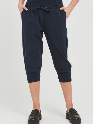 Tapered Pantaloni 'Susann' di Fransa in blu: frontale