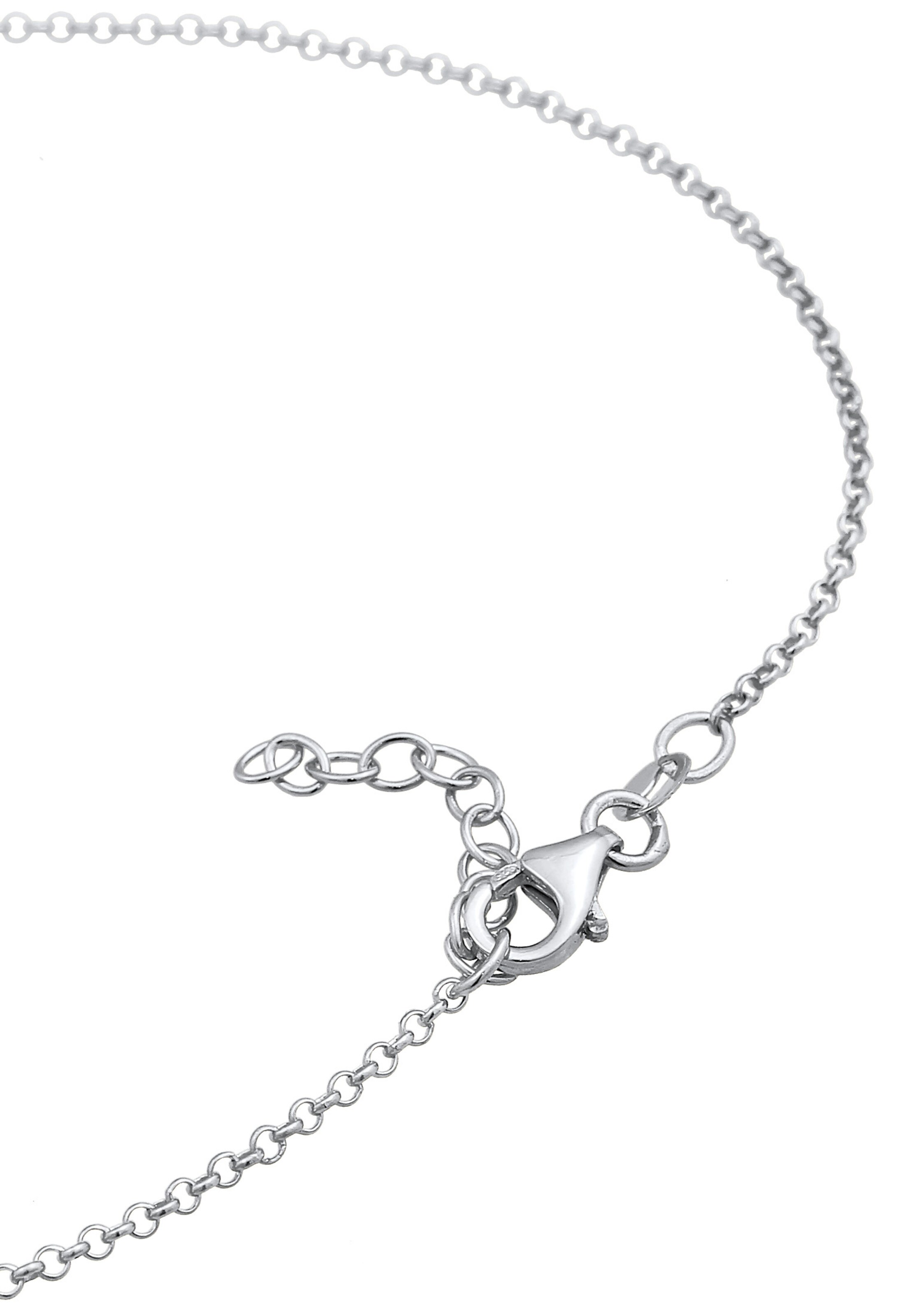 ELLI Foot jewelry 'Herz' in Silver