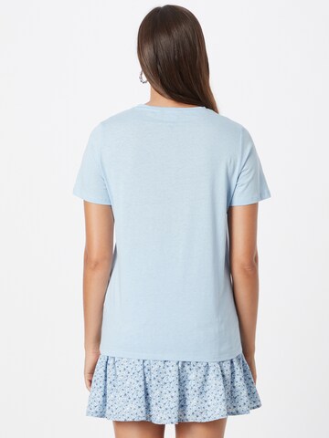 NEW LOOK Tričko 'GIRLFRIEND' – modrá