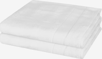 Cawö Towel 'Noblesse' in White: front