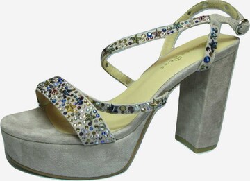 Alma En Pena Strap Sandals in Grey: front