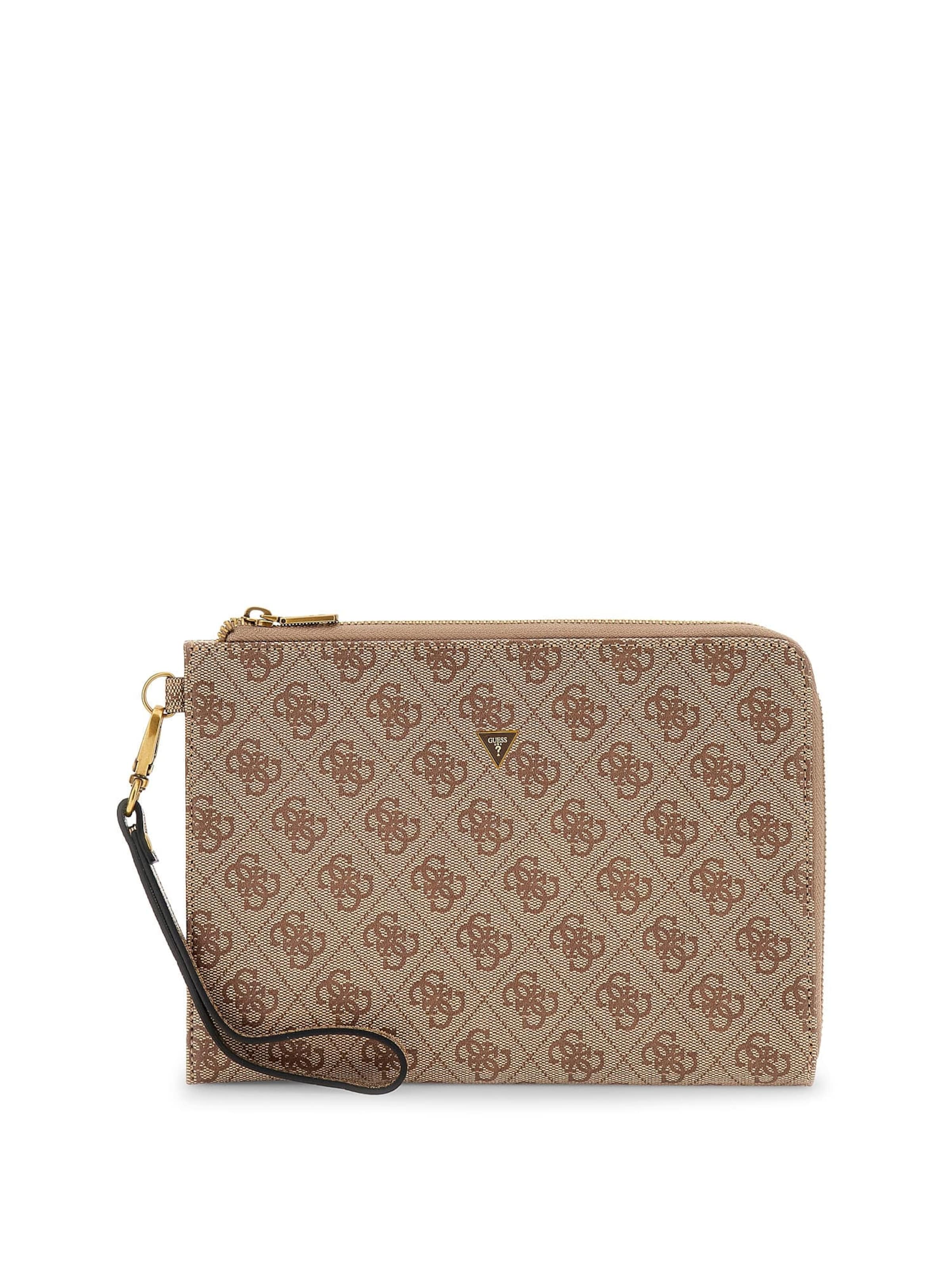 GUESS Wallet 'Milano' in Beige: front