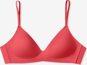 SCHIESSER Regular Bra ' Invisible Soft ' in Red: front