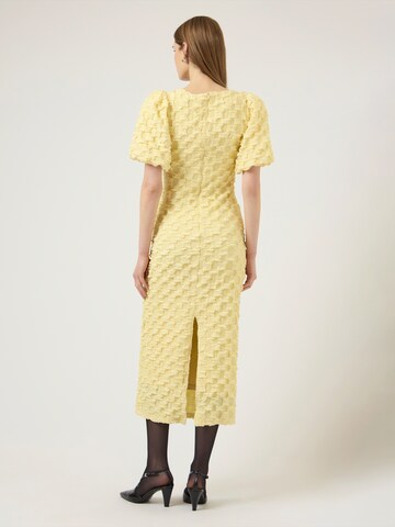 YAS Sukienka 'YASMIAMAJA' w kolorze żółty