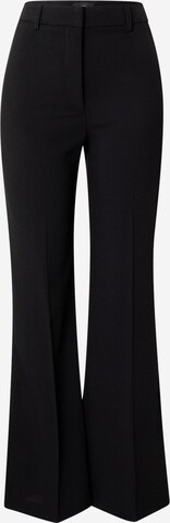 River Island Flared Trousers with creases in Black: front