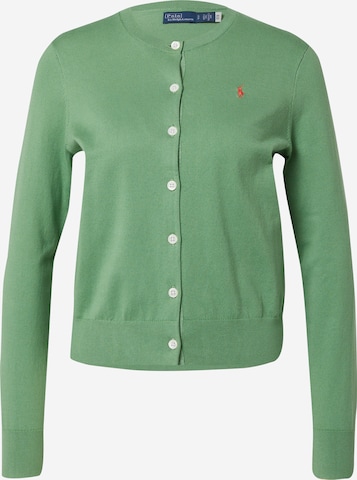 Polo Ralph Lauren Knit Cardigan in Green: front