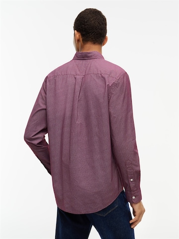 TOMMY HILFIGER Regular fit Риза в червено