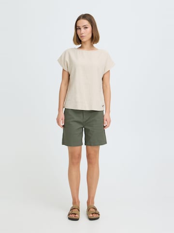 Regular Pantalon ' OXKvita ' Oxmo en vert