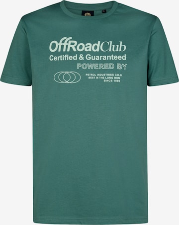 T-Shirt Petrol Industries en vert : devant