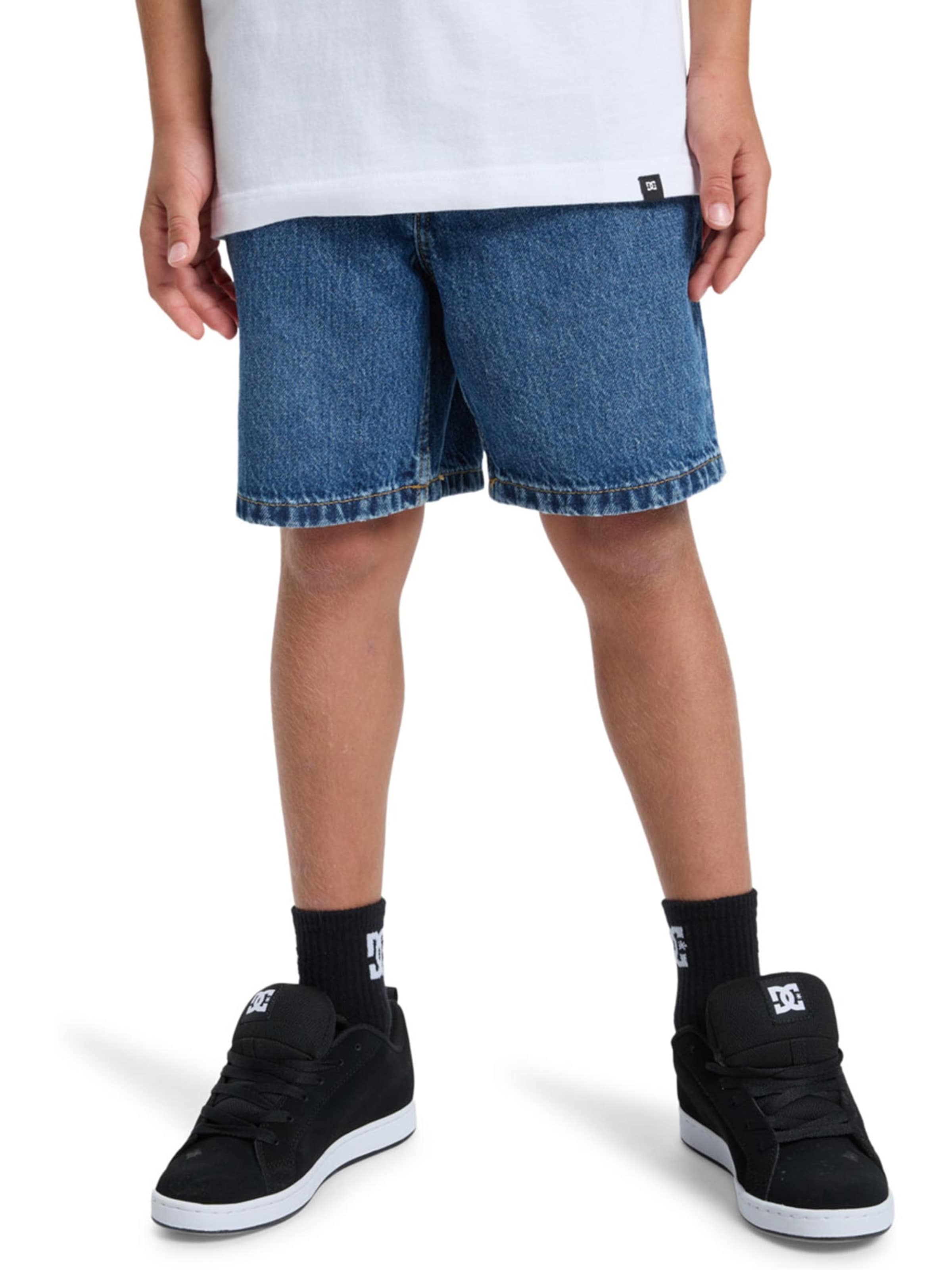 DC Shoes Loosefit Sportsbukser i blå: forside