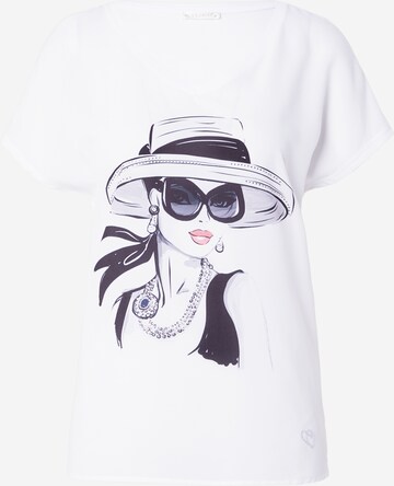 Key Largo Shirt 'EDDA' in White: front