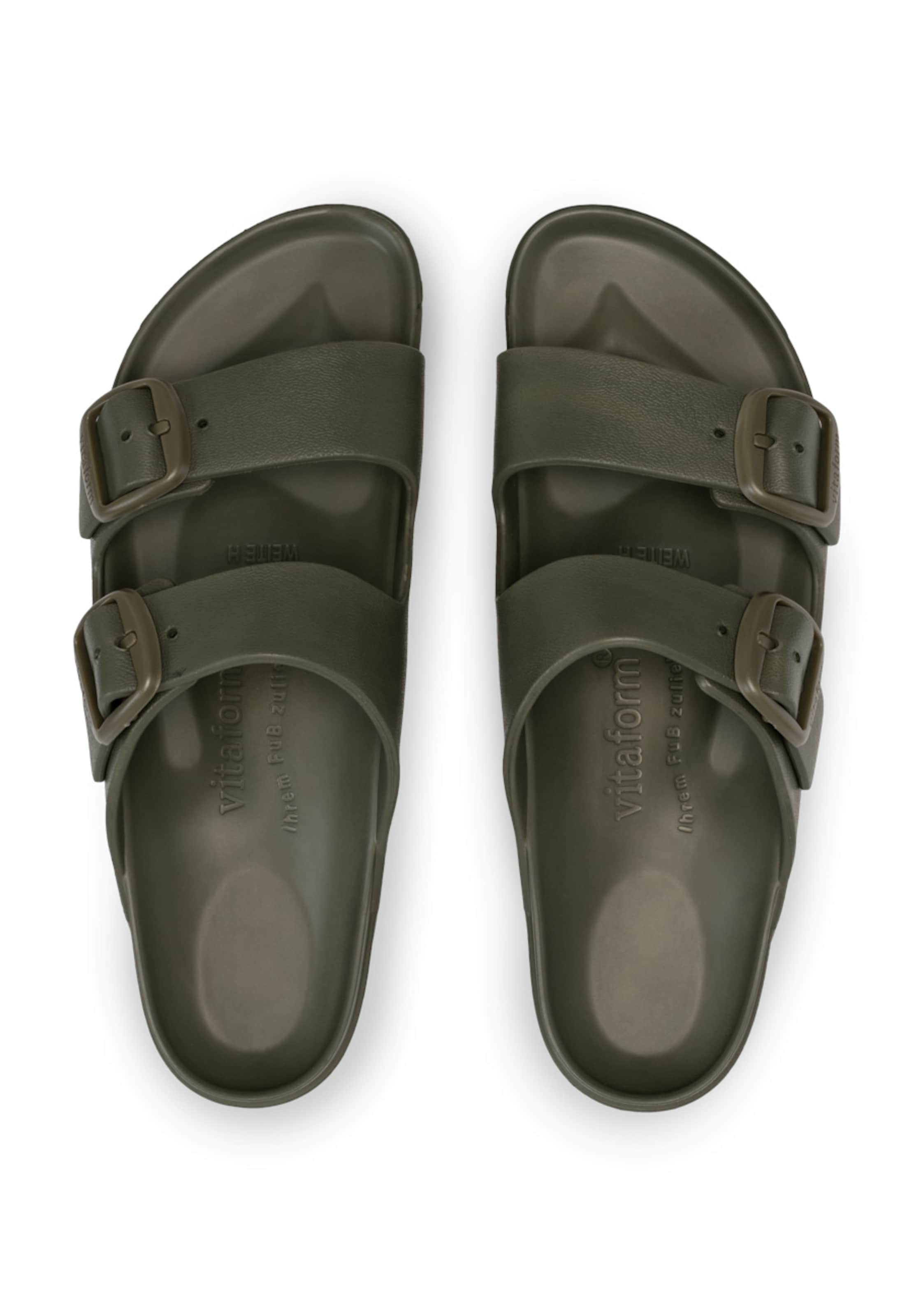 VITAFORM Huisschoenen in Groen
