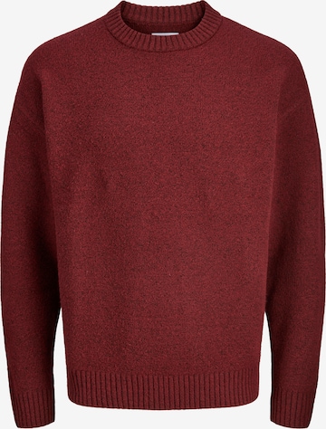 raudona JACK & JONES Megztinis 'JJESoho Ollie': priekis