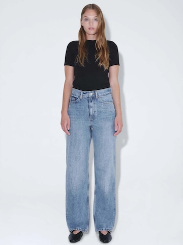 Dr. Denim Regular Jeans 'Echo High Straight' in Blauw