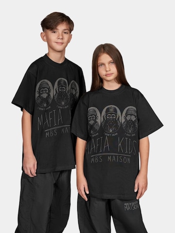 Made By Society Shirt 'MAFIA KIDS T-Shirt - T37837' in Schwarz: Vorderseite