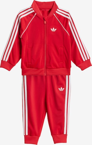 ADIDAS ORIGINALS Joggingpak 'Sst' in Rood: voorkant