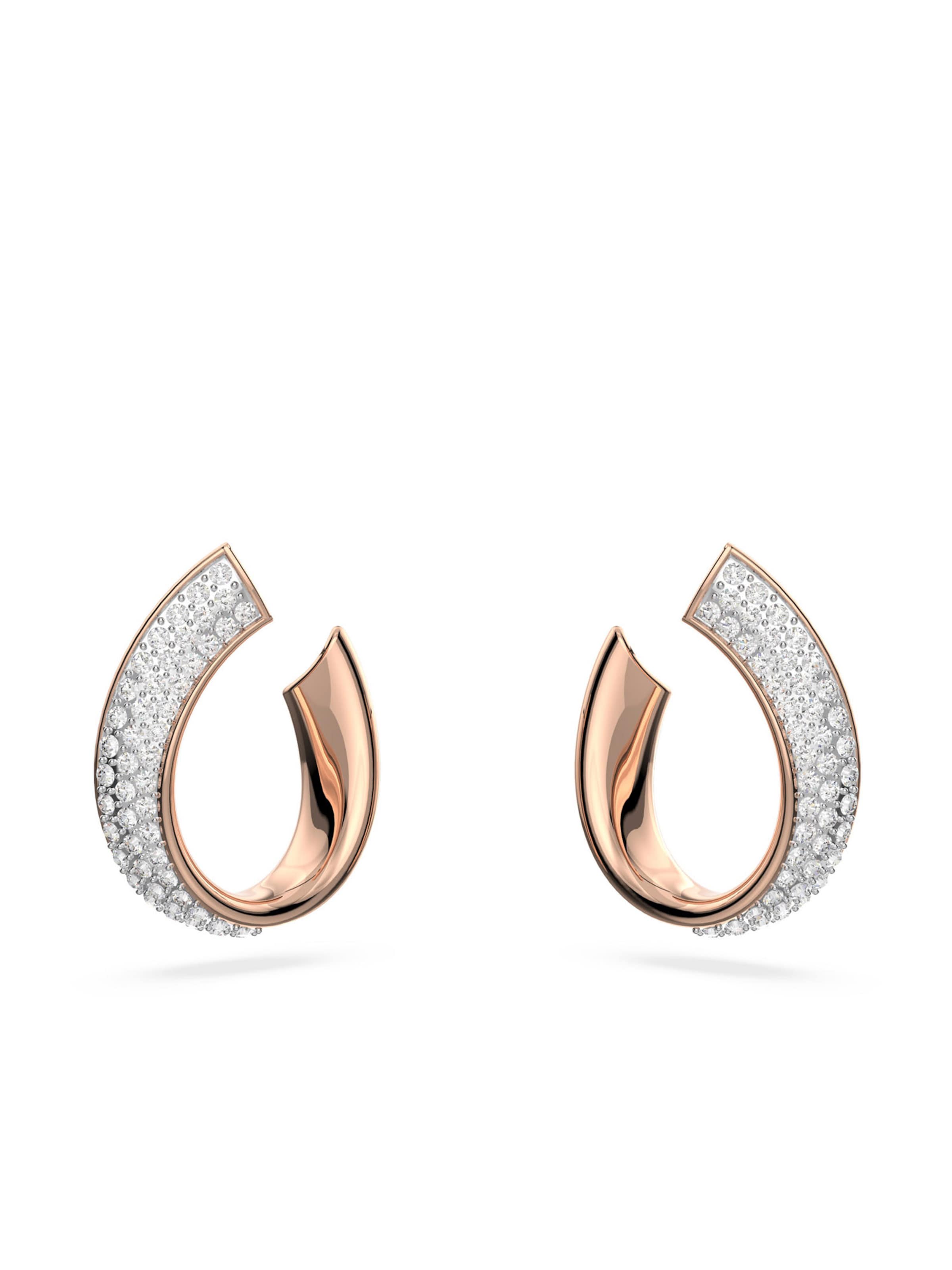 Swarovski Earrings 'Exist' in Gold: front