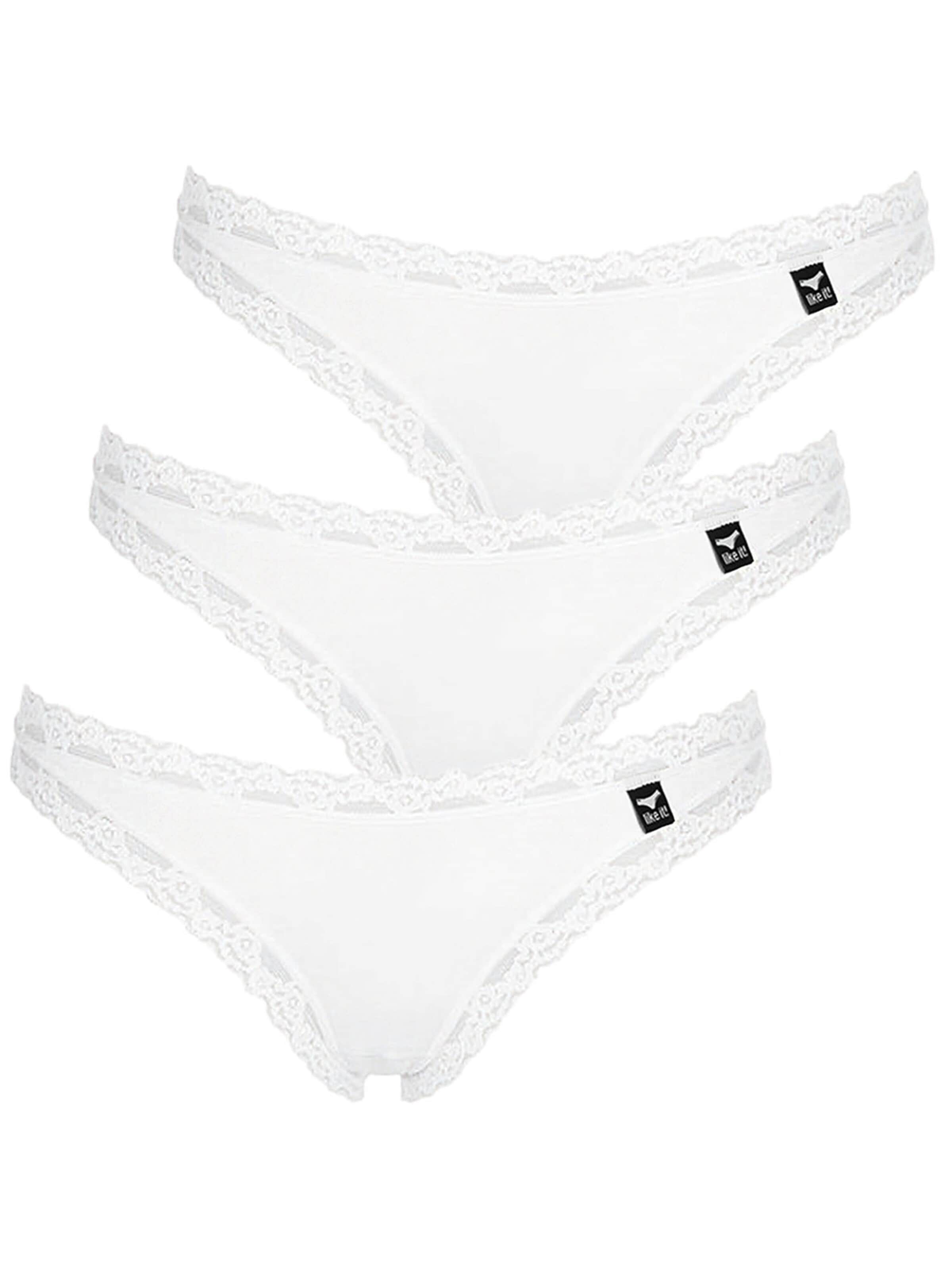 like it! String 'Olivia'‌‌ in Weiß: Vorderseite