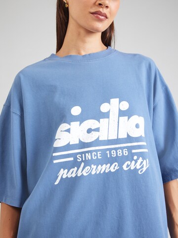 TOPSHOP Shirt 'Sicilia' in Blue