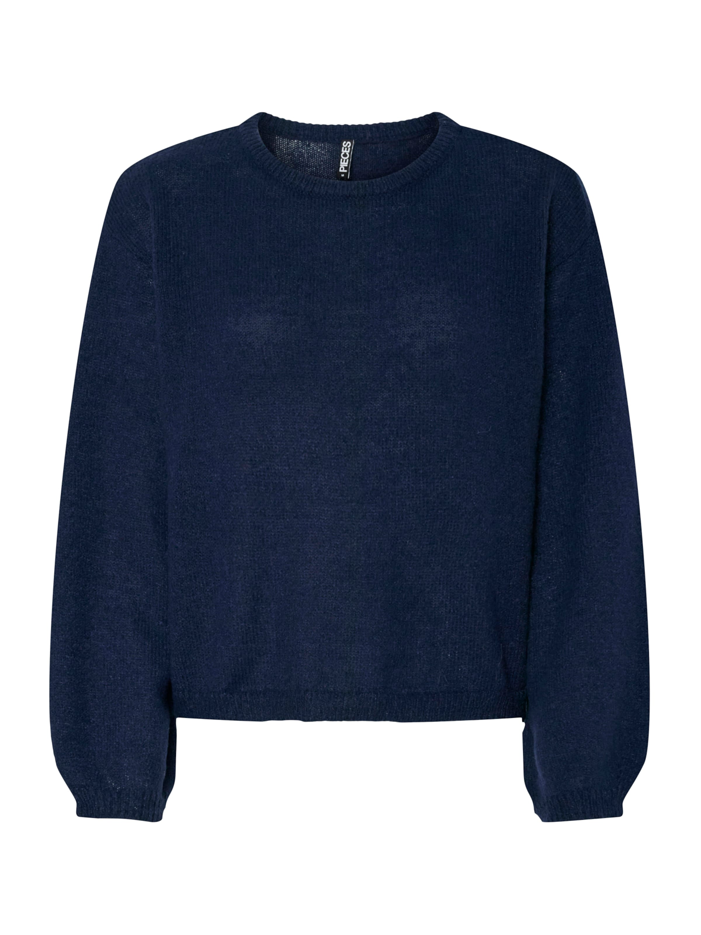 Pulover 'PCIda' de la PIECES pe albastru: față