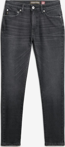 Jean Superdry en noir : devant