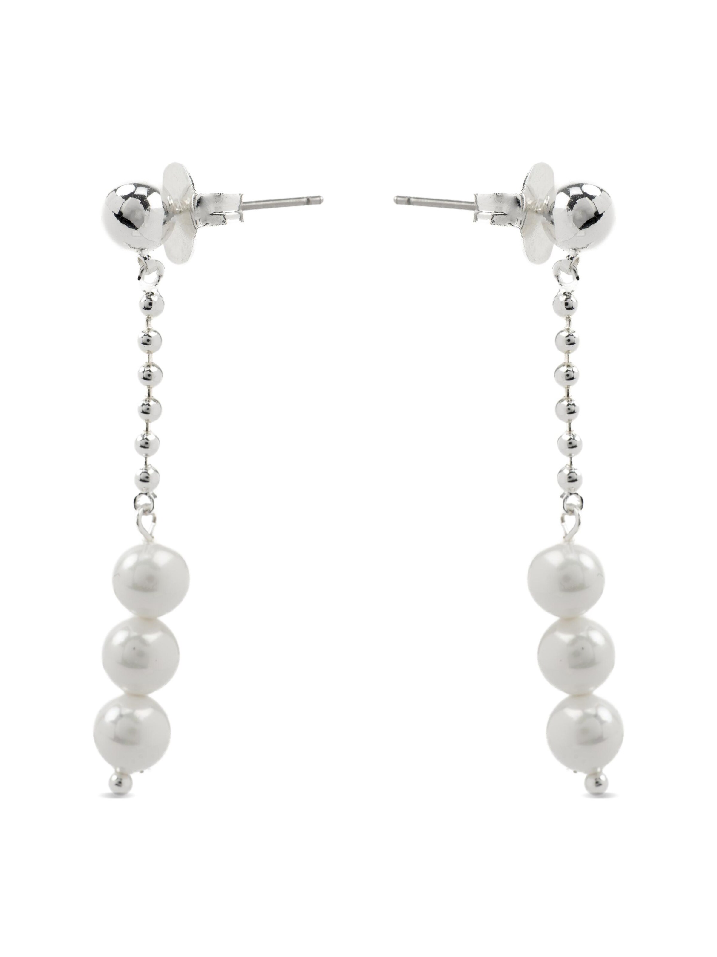 Luxenter - Pendientes 'Galdin' en blanco