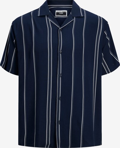 JACK & JONES Overhemd 'Jeff' in de kleur Navy / Wit, Productweergave