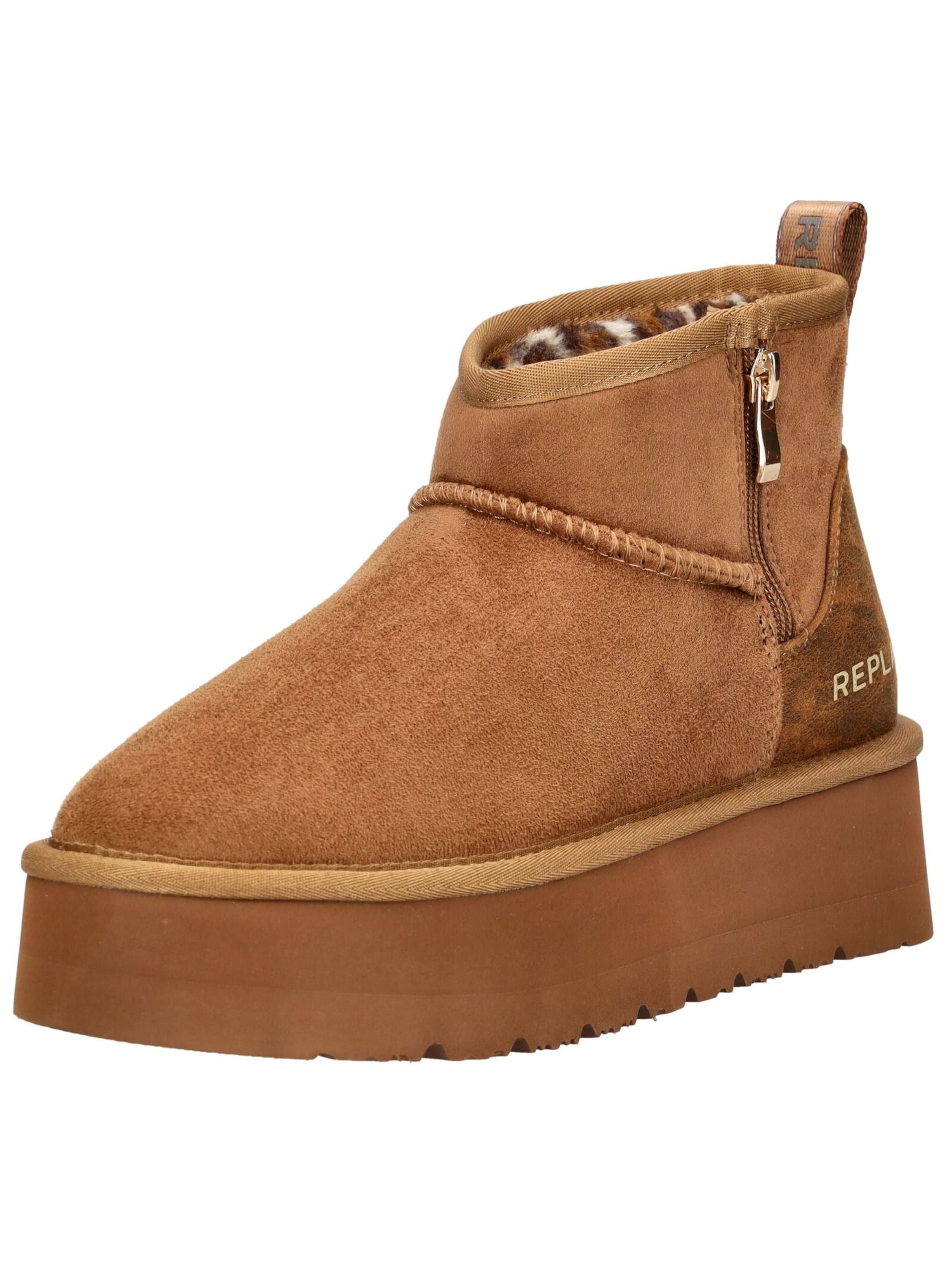 REPLAY Snow boots in Brown: front