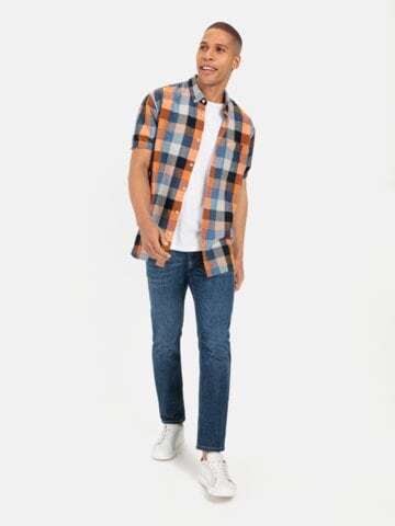 CAMEL ACTIVE Regular fit Button Up Shirt in Blue