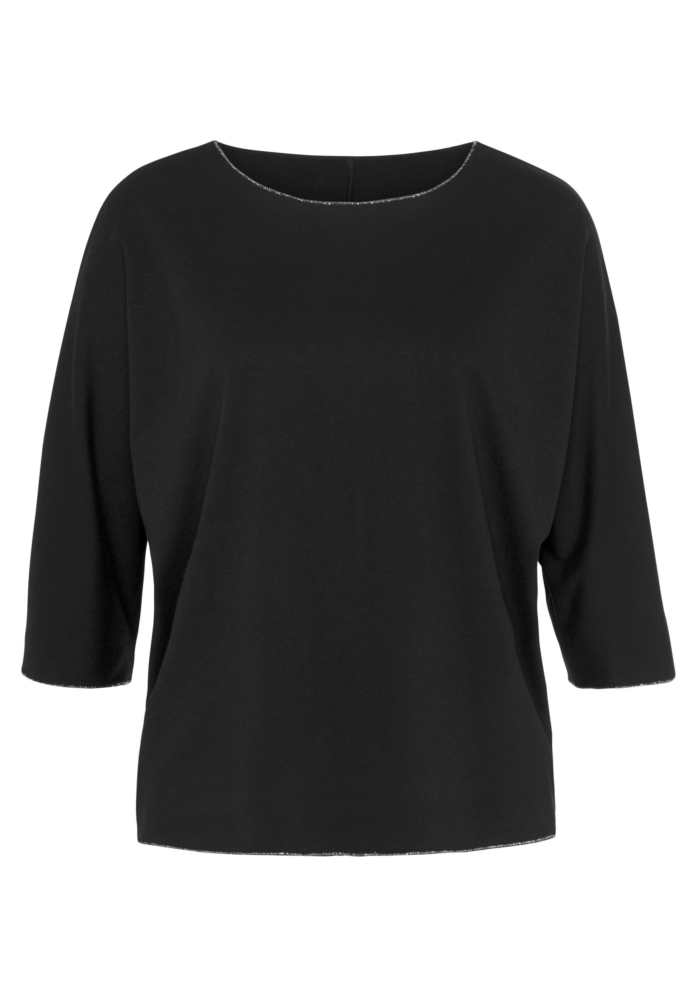 T-shirt LASCANA en noir : devant