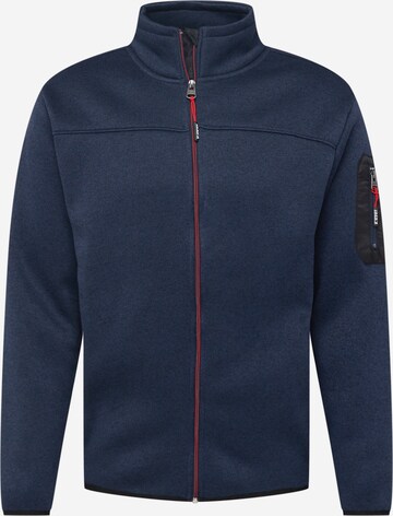 Veste en polaire Jack's en bleu : devant