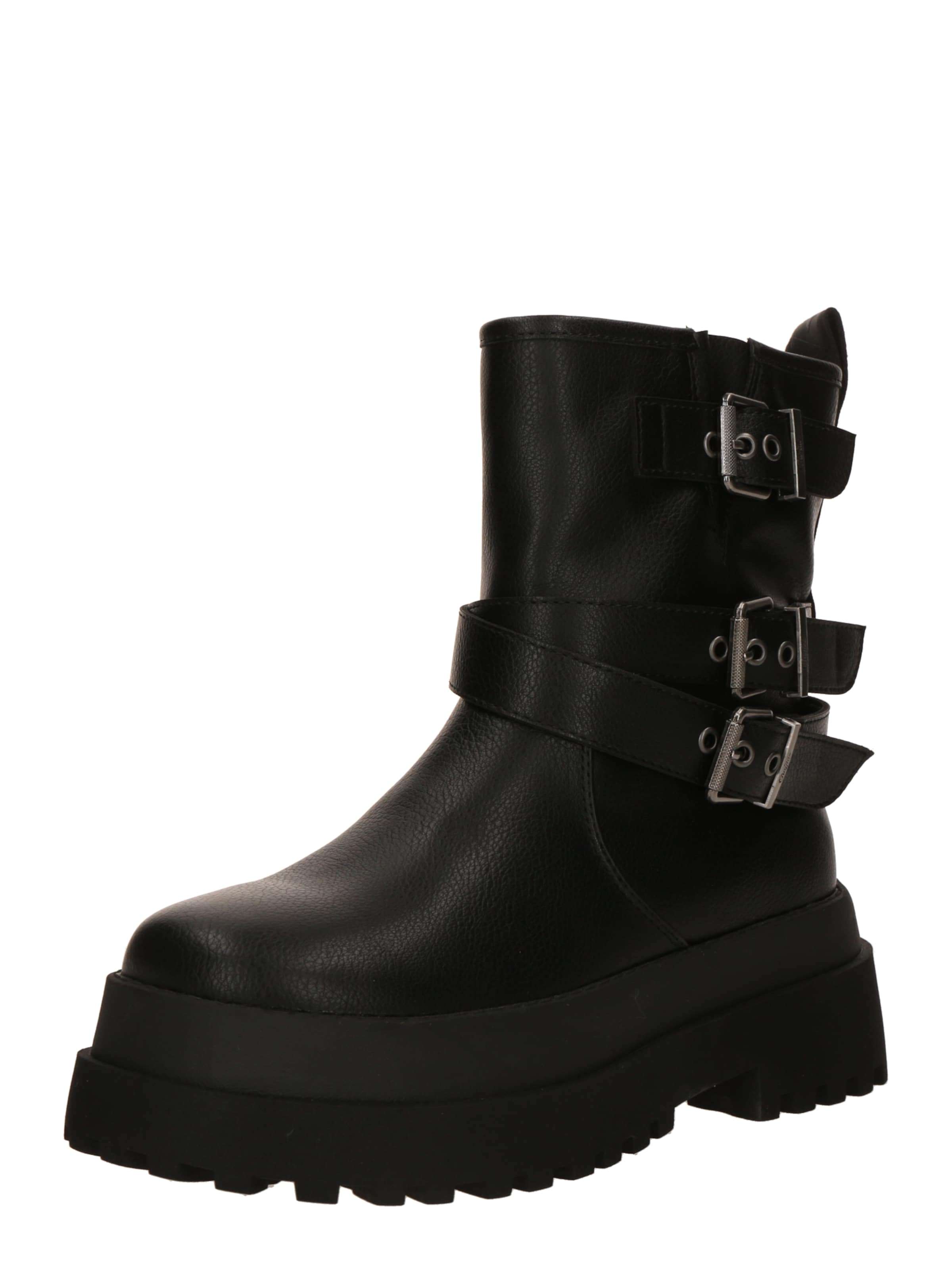 BUFFALO Boots 'PLUTO FARMER' in Black: front