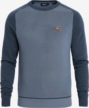 Ombre Sweater 'OM-SWSW-0121' in Blue: front