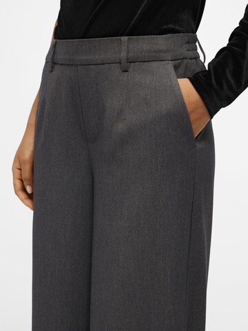 OBJECT Wide leg Broek 'LISA' in Grijs