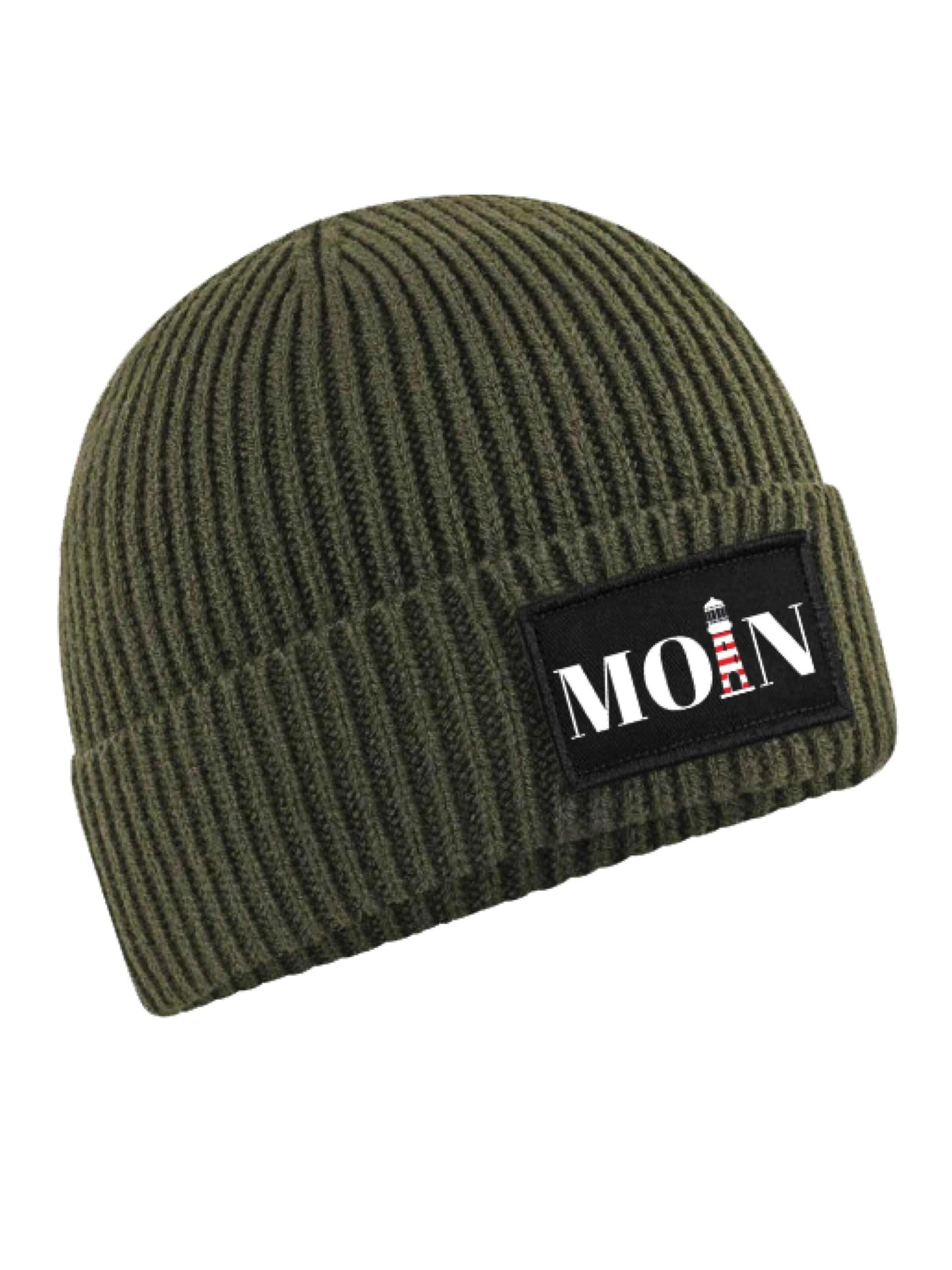 Youth Designz Beanie 'Moin Leuchtturm' in Green