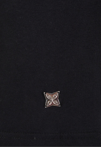 Pequs Shirt 'Rhinestone Art Gallery' in Black