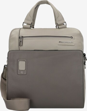 Piquadro Laptop Bag in Grey: front