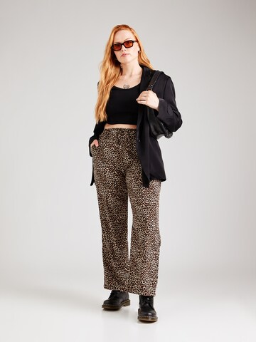 ONLY Carmakoma Wide leg Trousers in Brown