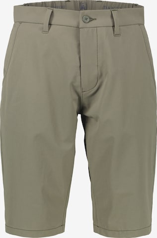 LERROS Regular Sportliche Chino-Shorts aus flexiblem Nylon-Mix in Grün: Vorderseite