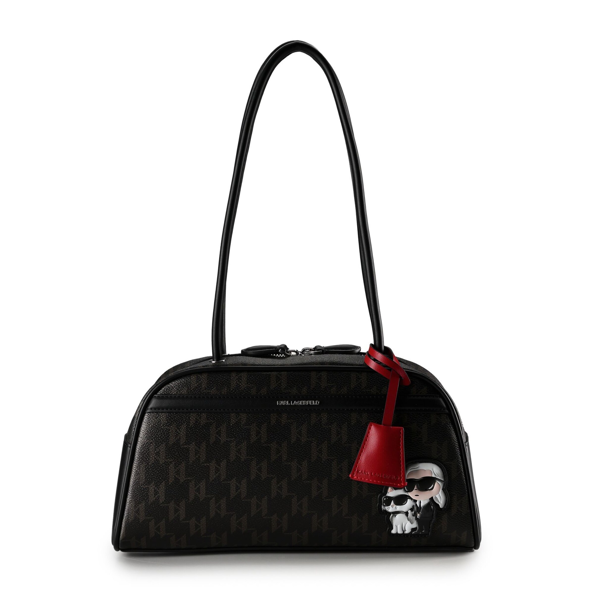 Karl Lagerfeld Sac bandoulière 'Ikon ' en brun foncé / mélange de couleurs, Vue avec produit