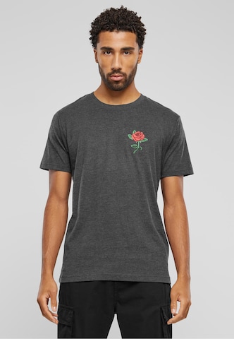 Mister Tee Shirt 'Rose' in Grey: front