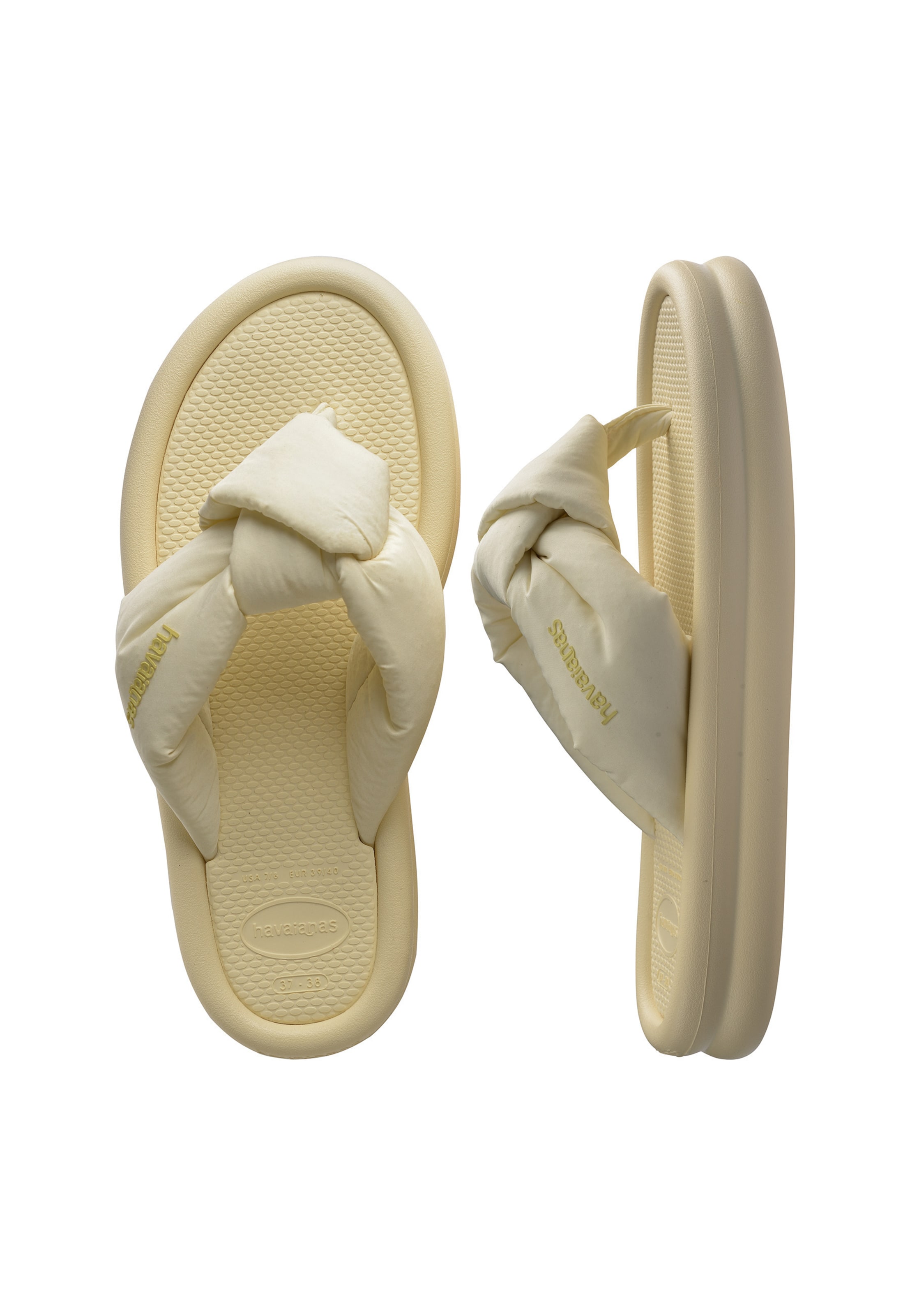 HAVAIANAS Japonki 'Over Puffes Up' w kolorze beżowy