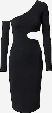 Femme Luxe Klänning 'ANA' i svart: framsida