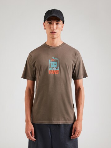 VANS Shirt 'Retro' in Bruin: voorkant