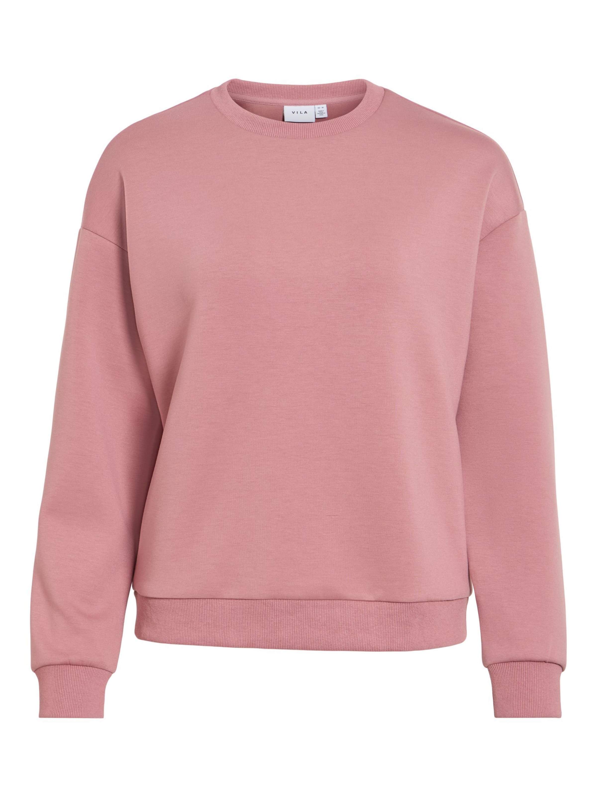 VILA Sweatshirt 'VISandy' in Pink: Vorderseite