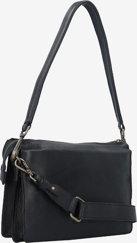 Sac à bandoulière Cowboysbag en noir : devant