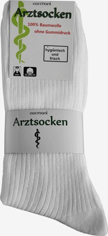 normani Arztsocken in Weiß