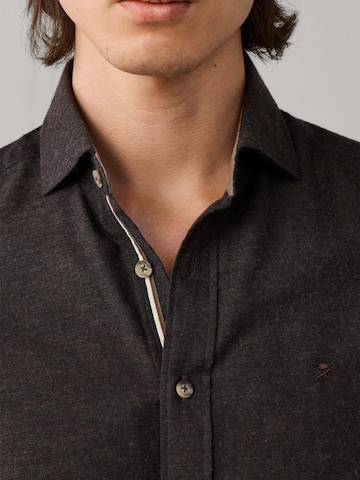 Hackett London Regular fit Button Up Shirt in Brown