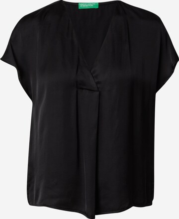 UNITED COLORS OF BENETTON Blouse in Black: front